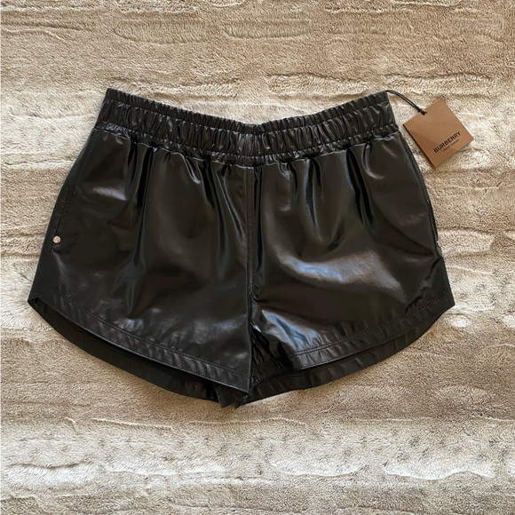 NWT💕BURBERRY Carol Leather Pull-On Shorts Size US 8 - Picture 6 of 15